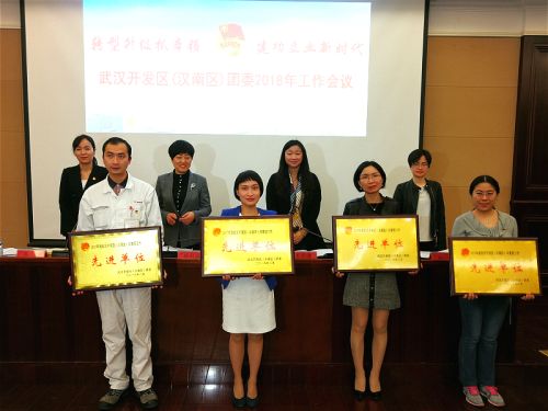 武漢體育中心團委榮獲團區委表彰(圖2)