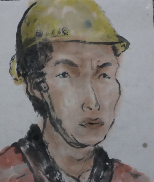 致敬軍運勞動者  手繪最美奮斗人 華師美院學生為軍運會建設(shè)者畫像(圖10)