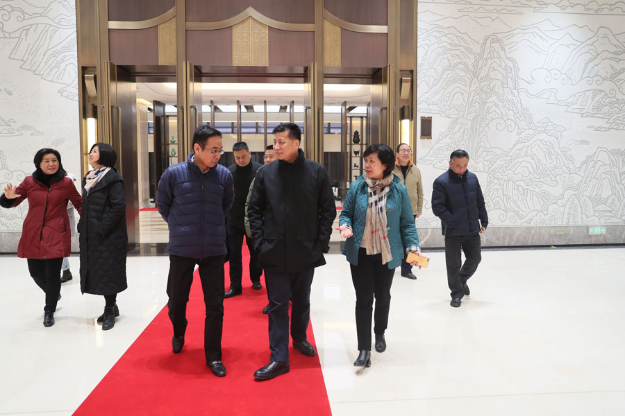 劉誓?？疾煳錆h體育中心 要求加強場館賽后利用(圖1)